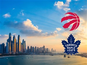 Toronto Maple Leafs and Raptors with New York City